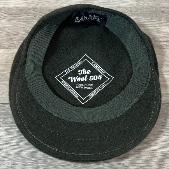Kangol The Wool 504 Cap Green - Picture 1 of 4